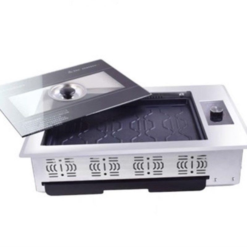 韩式红外线无烟烤肉机电烤炉商用不粘锅自助烧烤烤鱼炉镶嵌式,厨房/烹饪用具,烧烤炉,淘宝优惠券,粉丝福利购,淘宝优惠卷