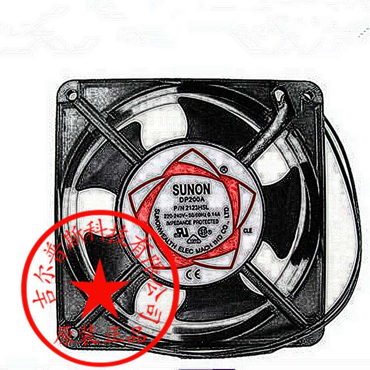 DP200A P/N 2123HSL SUNON建准 AC220-240V 0.14A 12038 风扇