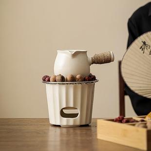 居述陶瓷粗陶罐罐茶围炉煮茶壶家用小型烤奶茶泡茶壶电陶炉煮茶器