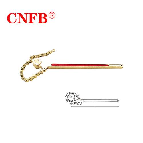天津桥防CNFB安全防爆工具五金工具链钳防爆轻型链钳T8129A