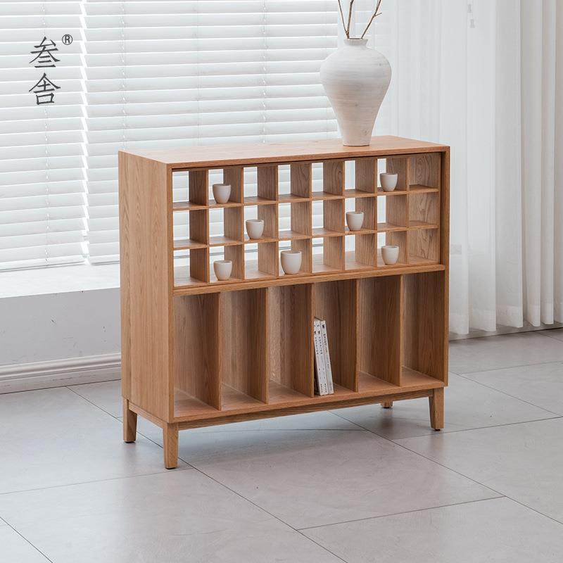 茶室矮书柜红橡实木现代简约方格储物柜茶具置物柜主人杯架子,鲜花速递/花卉仿真/绿植园艺,割草机/草坪机,淘宝优惠券,粉丝福利购,淘宝优惠卷