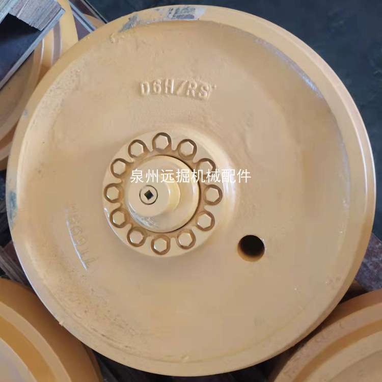 D6H导向轮卡特推土机D6R引导轮7T6996前轮后轮工程机械四轮一带