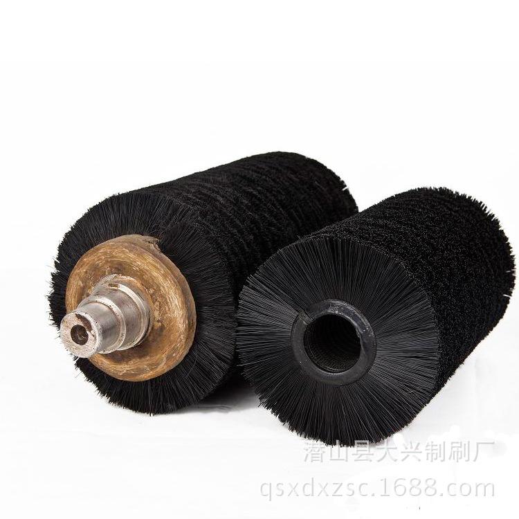 工厂供应不锈钢钢丝辊刷 缠绕式磨料丝刷辊 铜丝毛刷辊 抛光刷辊