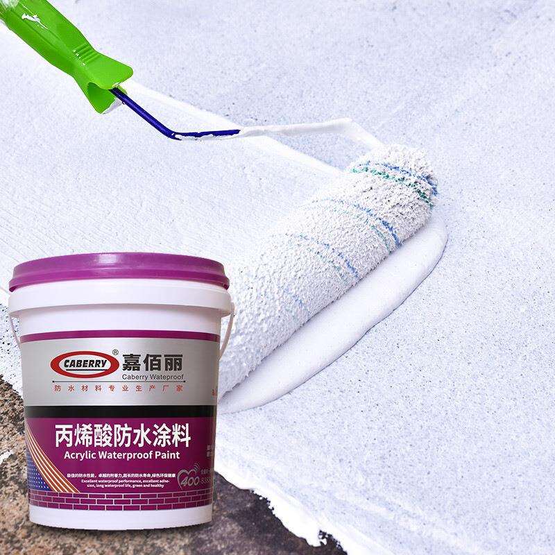 专业可出口CABERRY 水泥基屋面屋顶防水 墙面和地面外墙防水涂料