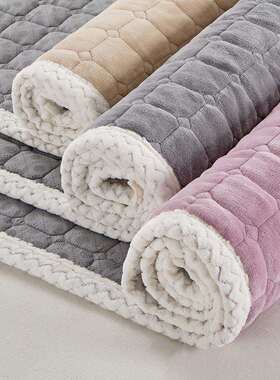 多·喜爱莫利亚暖绒垫易折叠收纳防滑透气抗静电暖绒垫 200x120cm