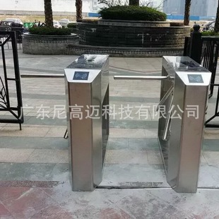 游乐场馆出口智能三棍闸门单通道人形滚动半高闸景区健身馆门禁机
