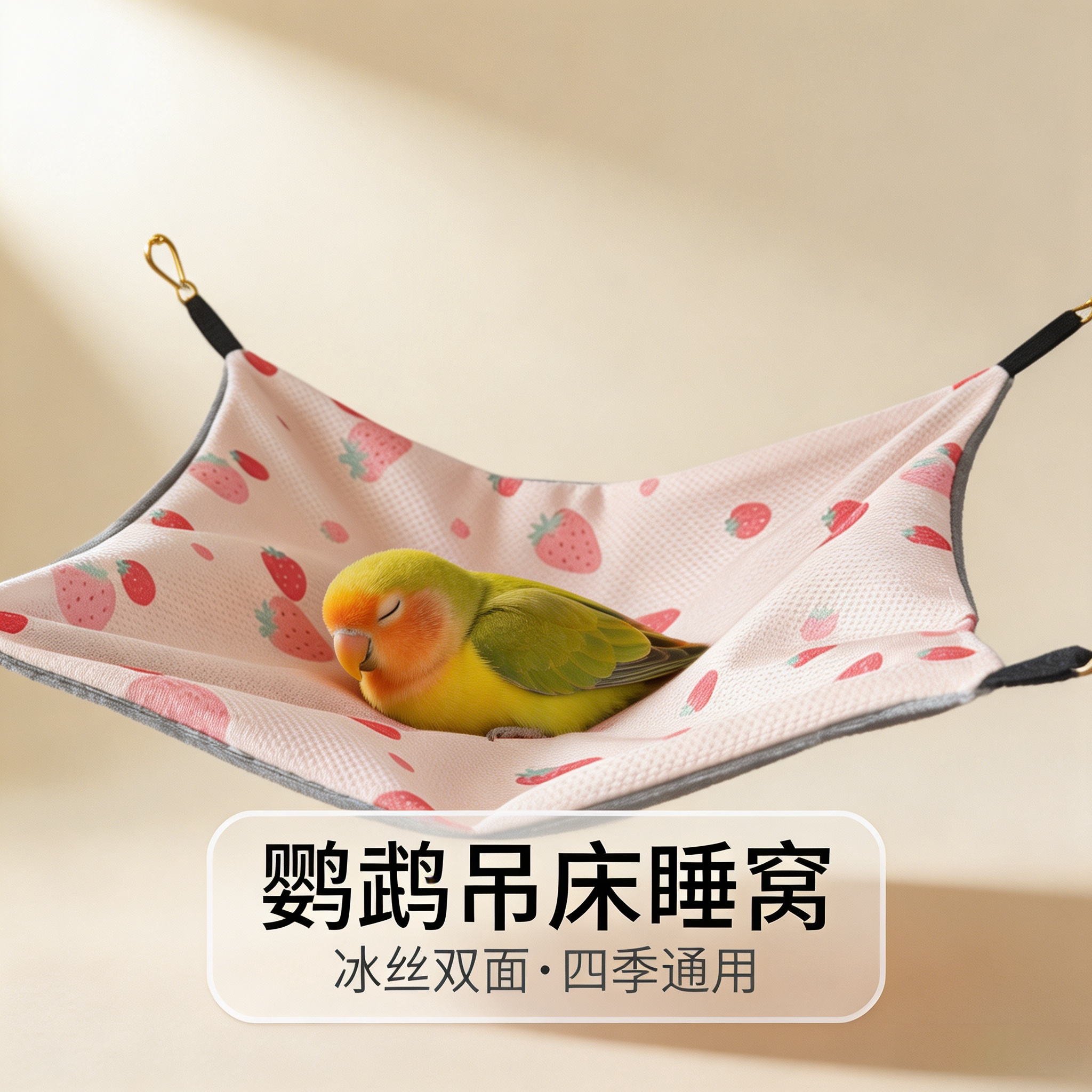 鹦鹉吊床睡窝鸟窝夏天睡觉窝