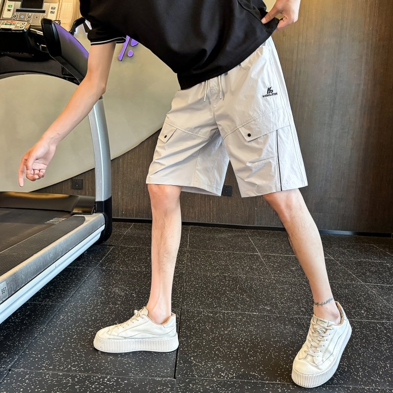裤子男款短裤夏季2026新款休闲百搭潮牌简约男士直筒夏天五分裤图片