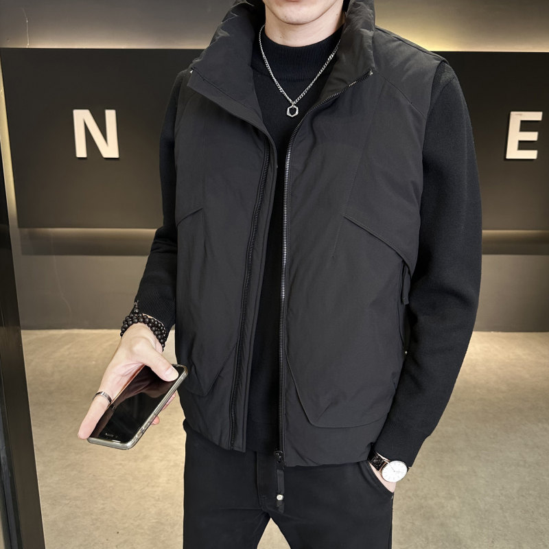 羽绒马甲男款2026秋冬加厚保暖背心男装坎肩时尚休闲外穿马夹外套
