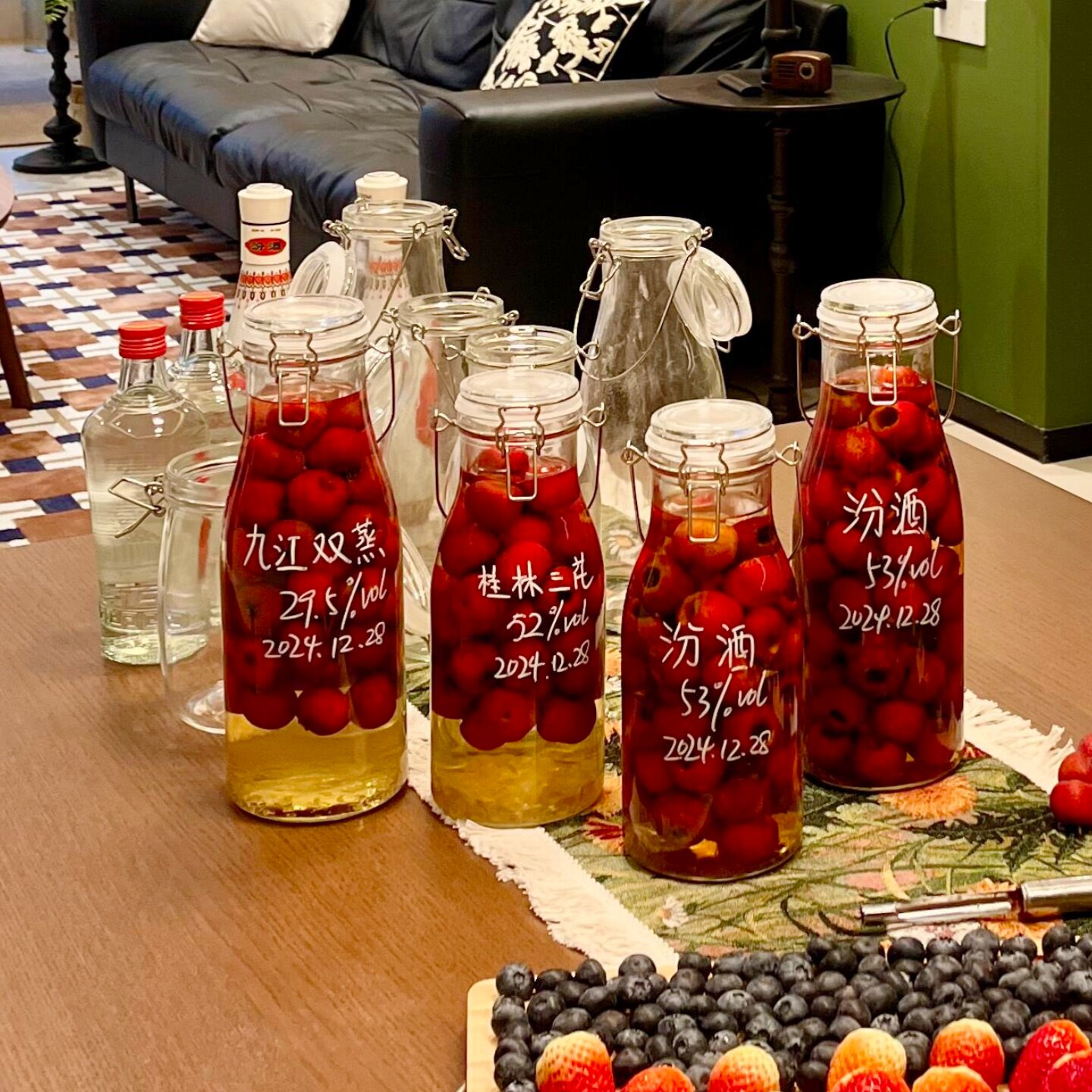 【家居好物】玻璃泡酒瓶食品级密封瓶装甜酒酿的罐子青梅酒瓶空瓶