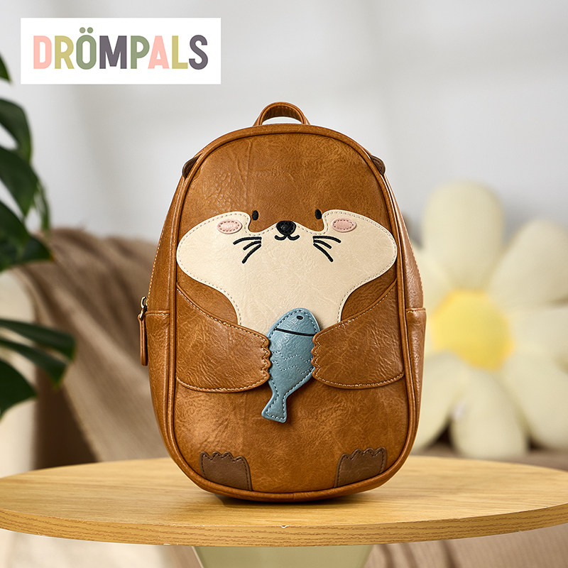 DROMPALS德仑帕司 儿童背包幼儿园书包潮娃必备设计师品牌-水獭