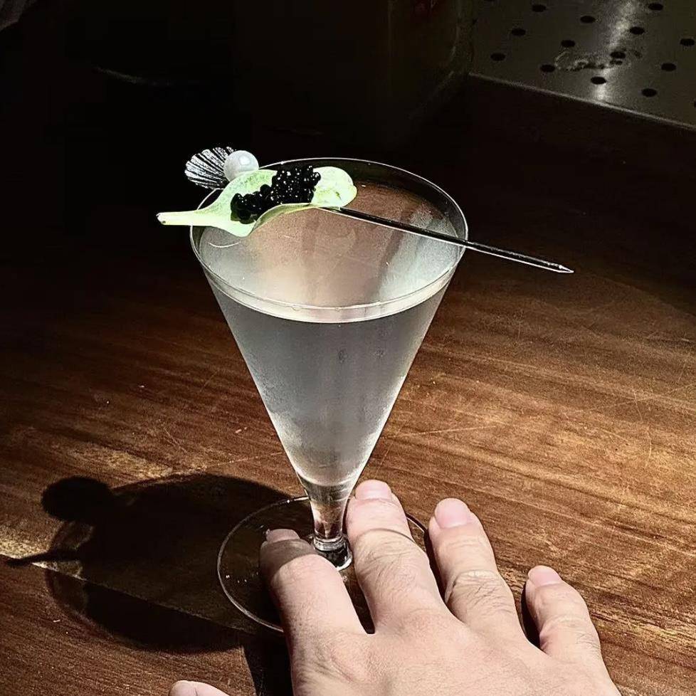 木村酒吧矮脚马天尼杯日式鸡尾酒杯马提尼杯创意三角杯饮品杯子