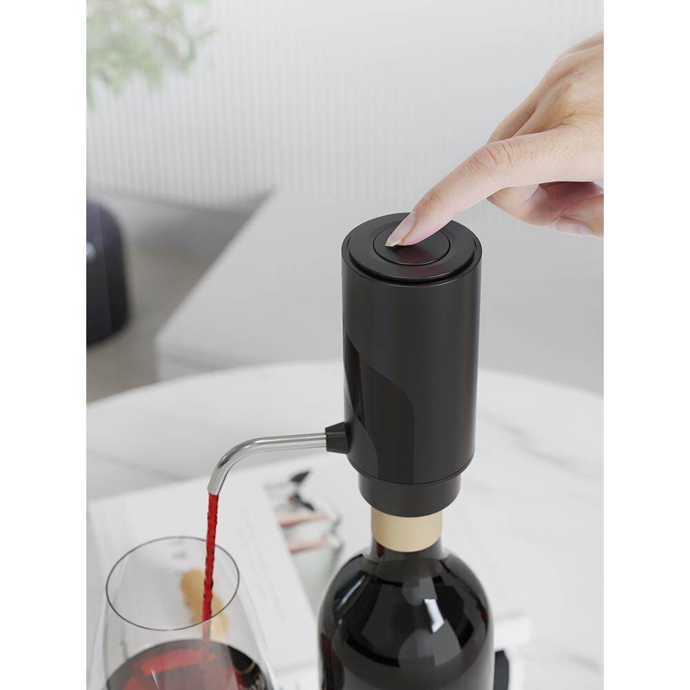 红酒葡萄酒电动快速醒酒器充电式分酒器氧化倒酒自动醒酒抽酒智能