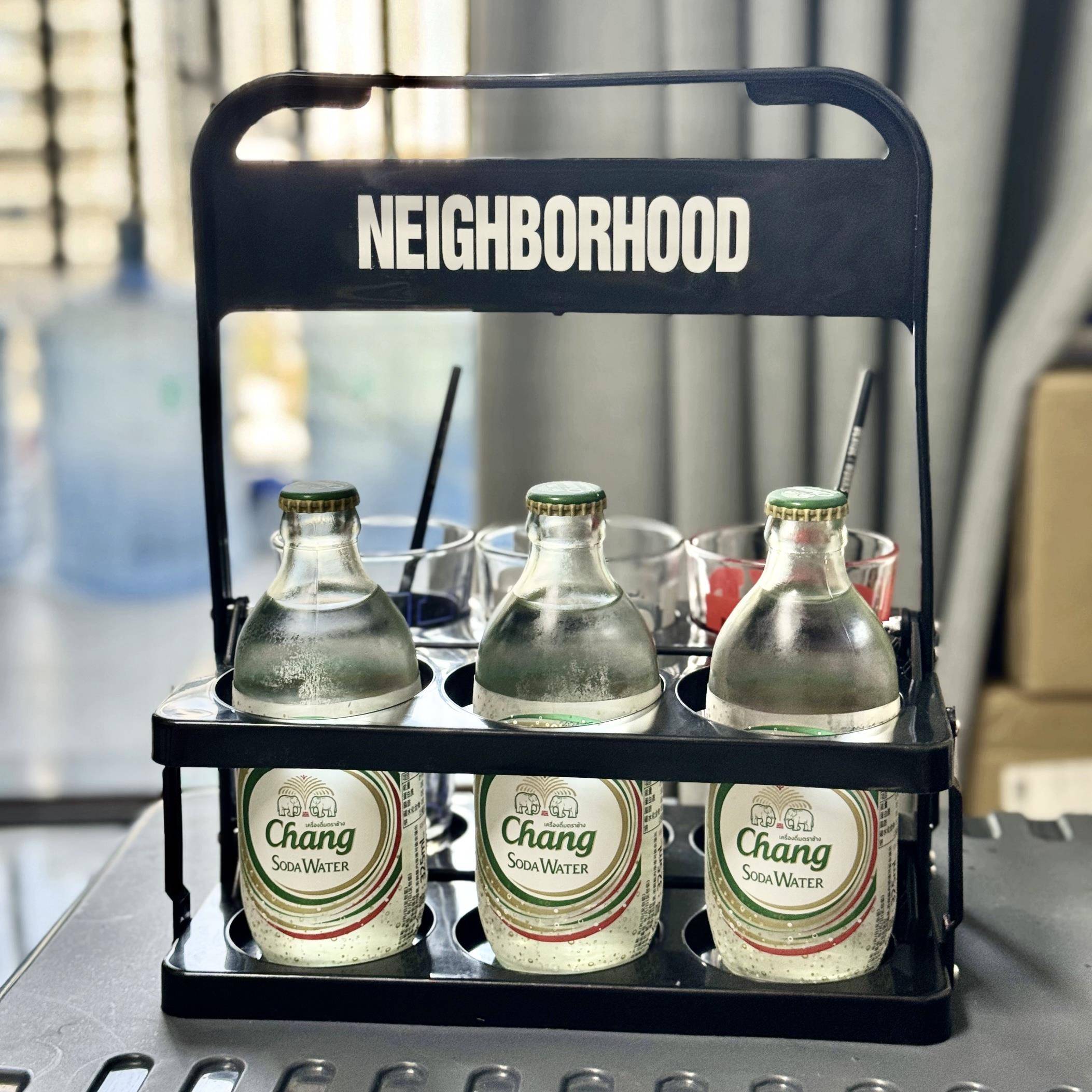 啤酒塑料提篮可携式提蓝可折叠酒架KTV6瓶装提子手提框红酒筐杯架