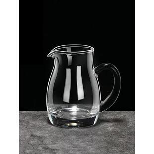 玻璃白酒分酒器80ml毫升二两高级感家用公道杯小酒杯酒壶高档迷你