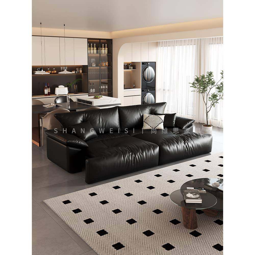 尚维思意式极简真皮沙发小户型电动可调节伸缩功能直排懒人沙发床,住宅家具,功能沙发,淘宝优惠券,粉丝福利购,淘宝优惠卷