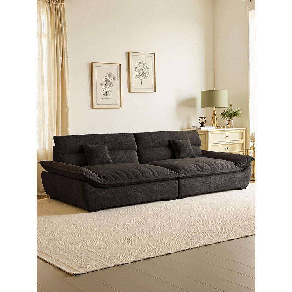 政府补贴帆船雪尼尔大小户型奶油风沙发客厅直排猫抓皮艺沙发,住宅家具,布艺沙发,淘宝优惠券,粉丝福利购,淘宝优惠卷