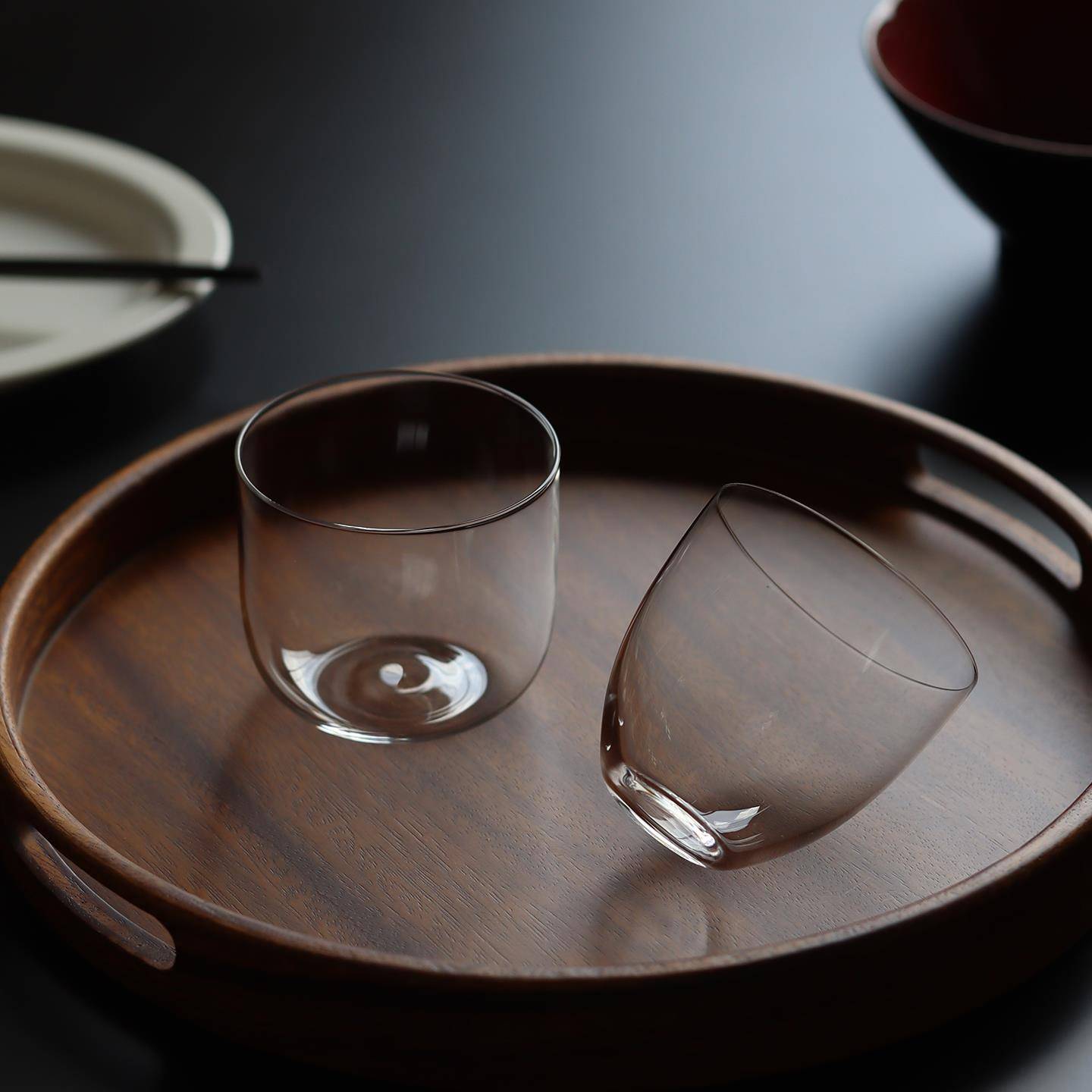 薄款玻璃杯威士忌酒杯鸡尾酒杯古典杯冰美式咖啡杯薄口无底杯子