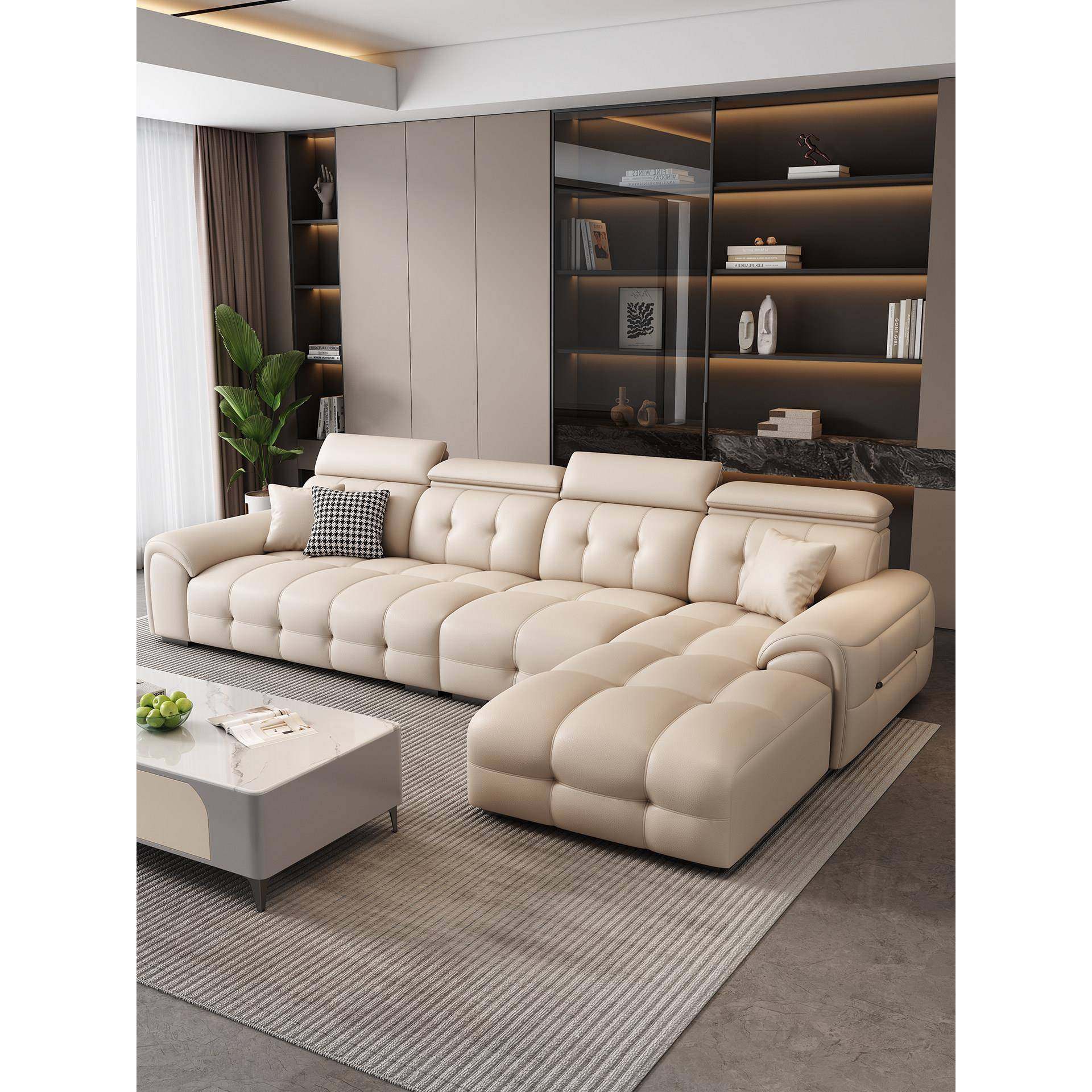 国补2025新款高靠背劳伦斯沙发现代轻奢沙发意式极简直排皮艺沙发,住宅家具,皮艺沙发,淘宝优惠券,粉丝福利购,淘宝优惠卷