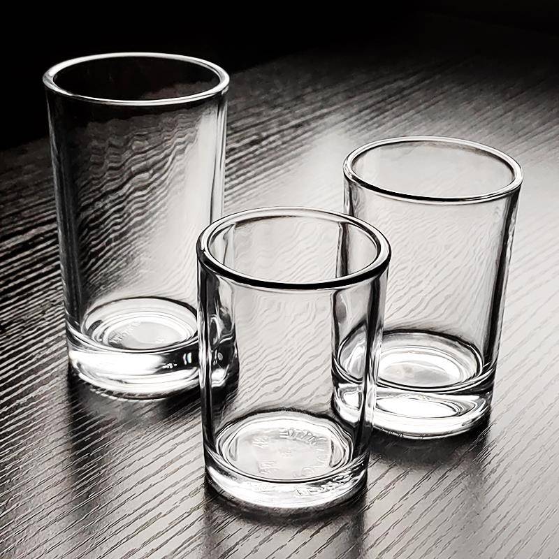 玻璃二两半杯子三两小酒杯白酒杯100ml毫升家用茶杯怎么挑高颜值