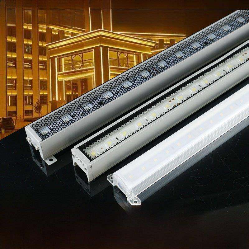 led线条灯户外防水24V酒店外墙亮化条形轮廓灯全彩单色洗墙灯