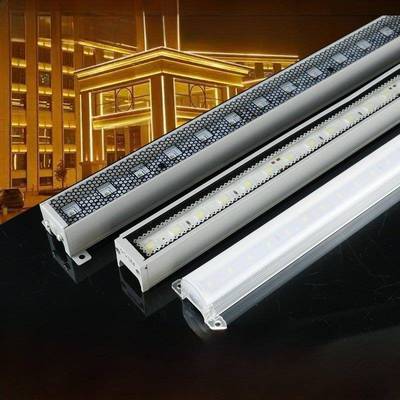 led线条灯户外防水24V酒店外墙亮化条形轮廓灯全彩单色洗墙灯