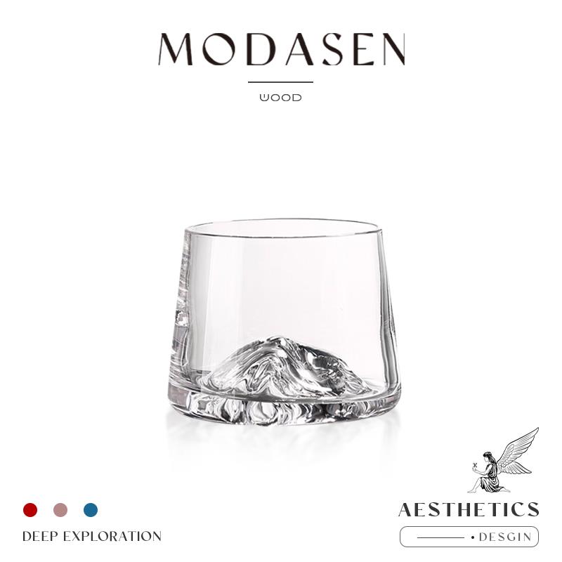 MODASEN丨雪山 COPD高档创意玻璃威士忌酒杯冰川观山杯烈酒杯礼物