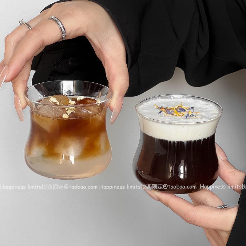 轻薄combo咖啡杯套装冰美式拿铁杯dirty杯玻璃杯手冲闻香杯品鉴杯