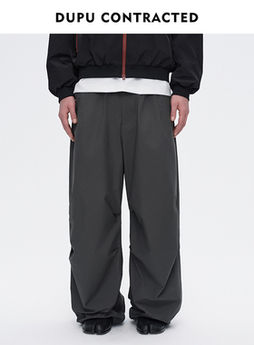 DUPU CONTRACTED户外工装阔腿裤男休闲通用舒适耐磨防尘日常穿搭