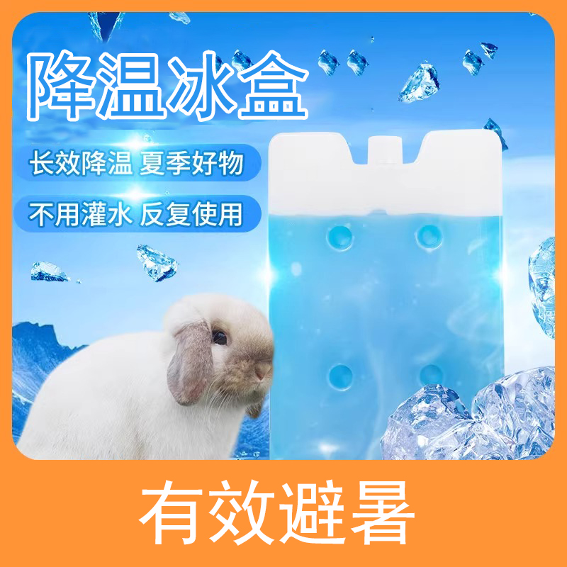 兔子降温冰盒宠物仓鼠龙猫荷兰猪冰晶冰袋冰床散热板夏天消暑用品