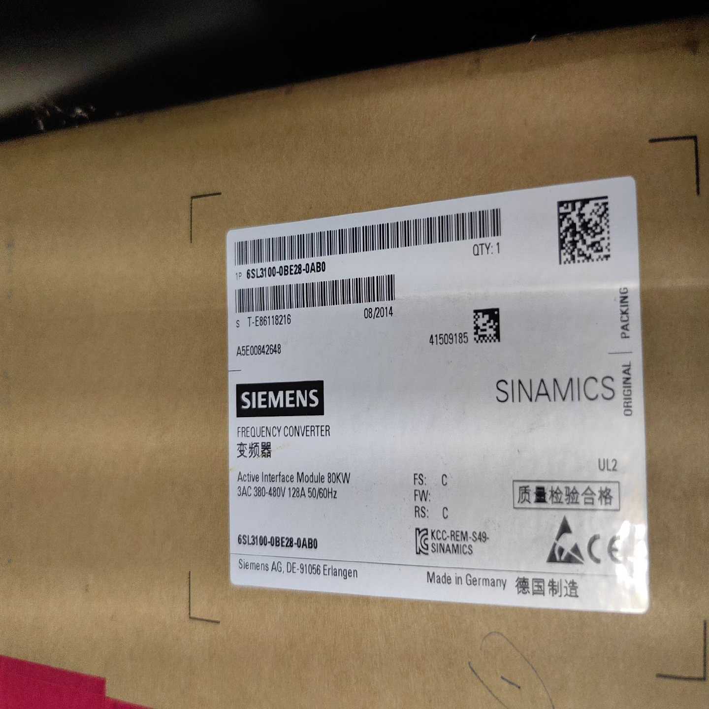 6SL3100-0BE28-0AB0议价（佳毅工控）