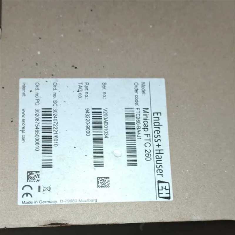 E+H FTC260 FTC260-BA4J1 FTL41-（耶耶电子）