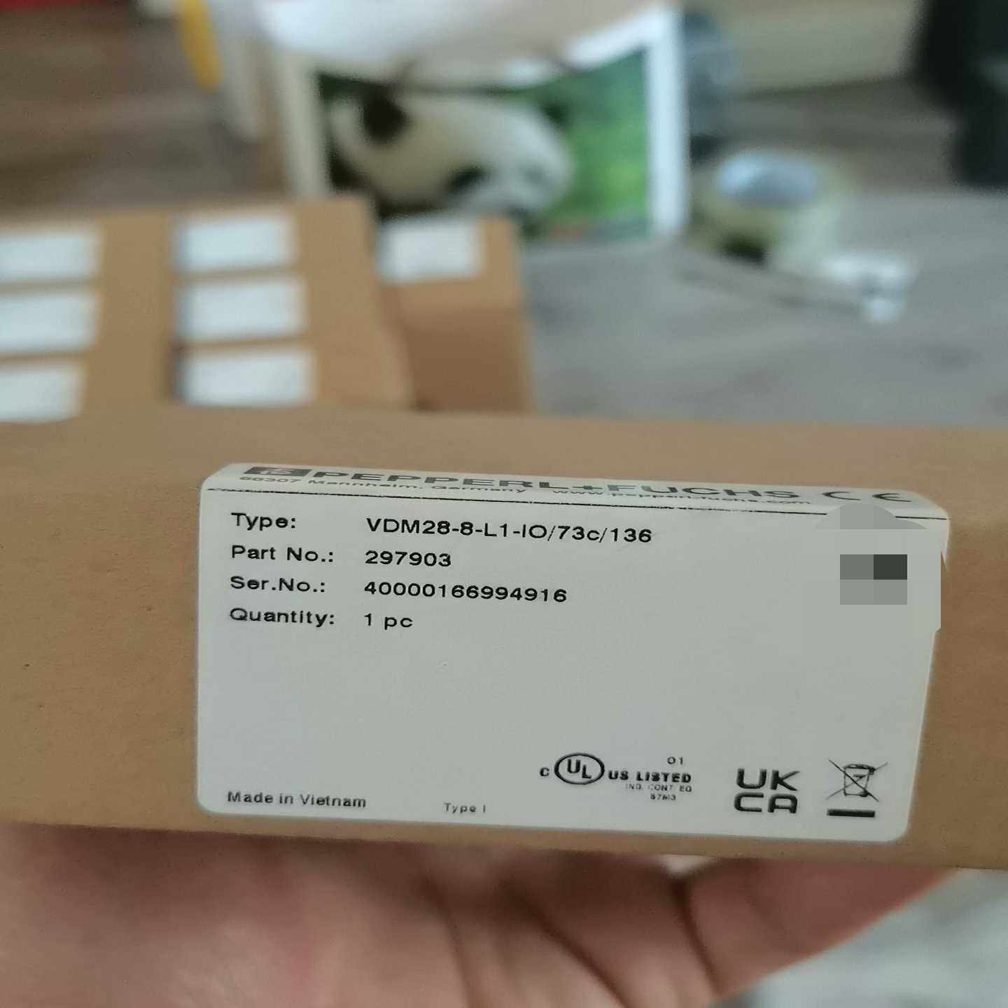 倍加福激光测距传感器VDM28-8-L1-IO/73C/13询价