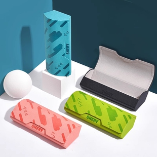 晰雅眼镜盒高级感便携方压女日系男轻便简约中国风眼睛墨镜收纳盒