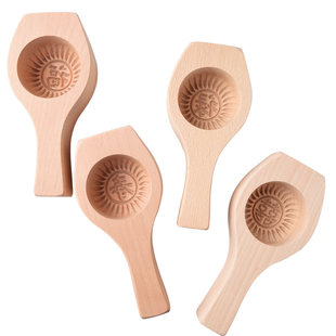 手工包子模具面食花样鱼家用压模木质大号蒸馍花馍馍过年馒头模具