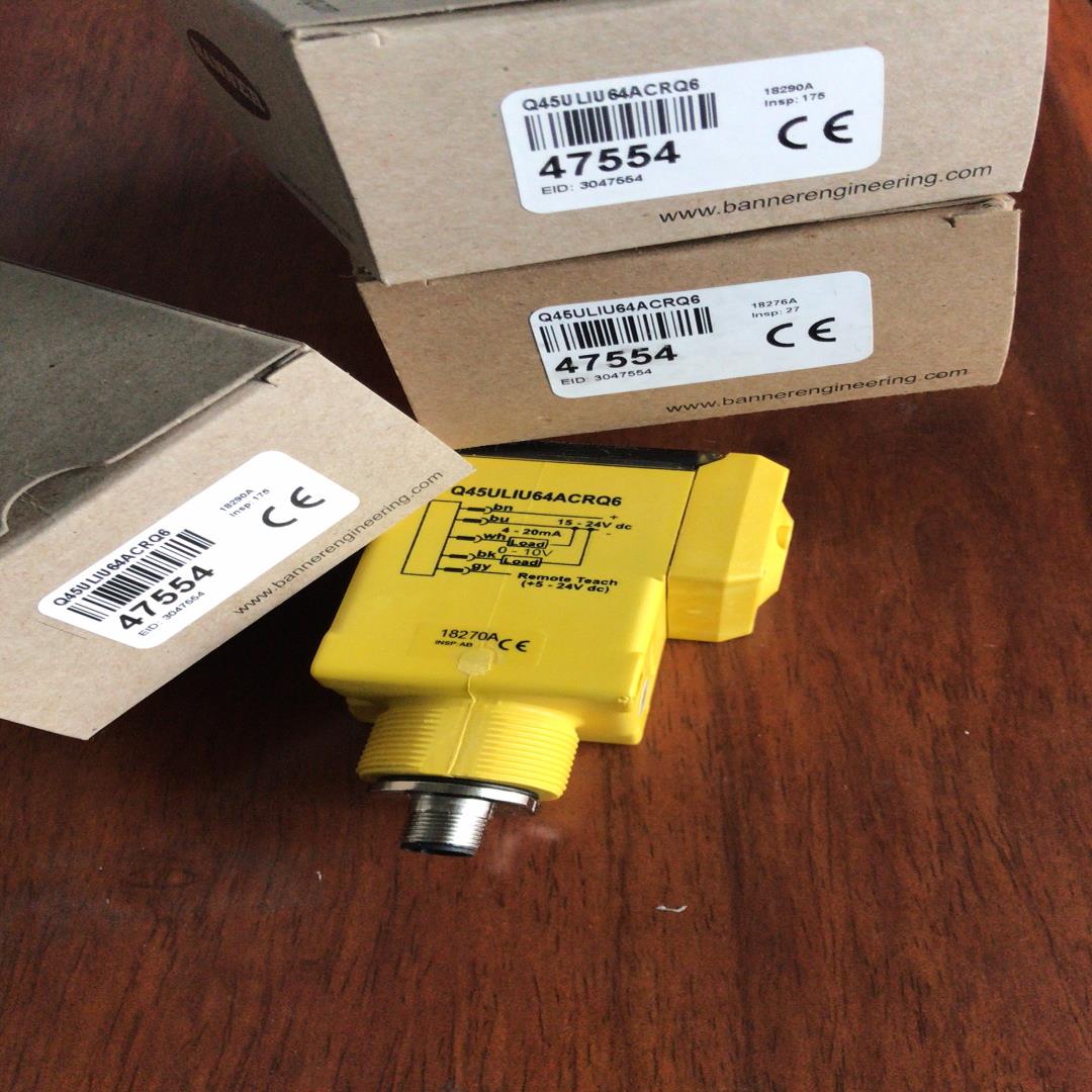 配件BANNER邦纳 Q45ULIU64ACRQ6 超声波传感器 Q45ULI议价