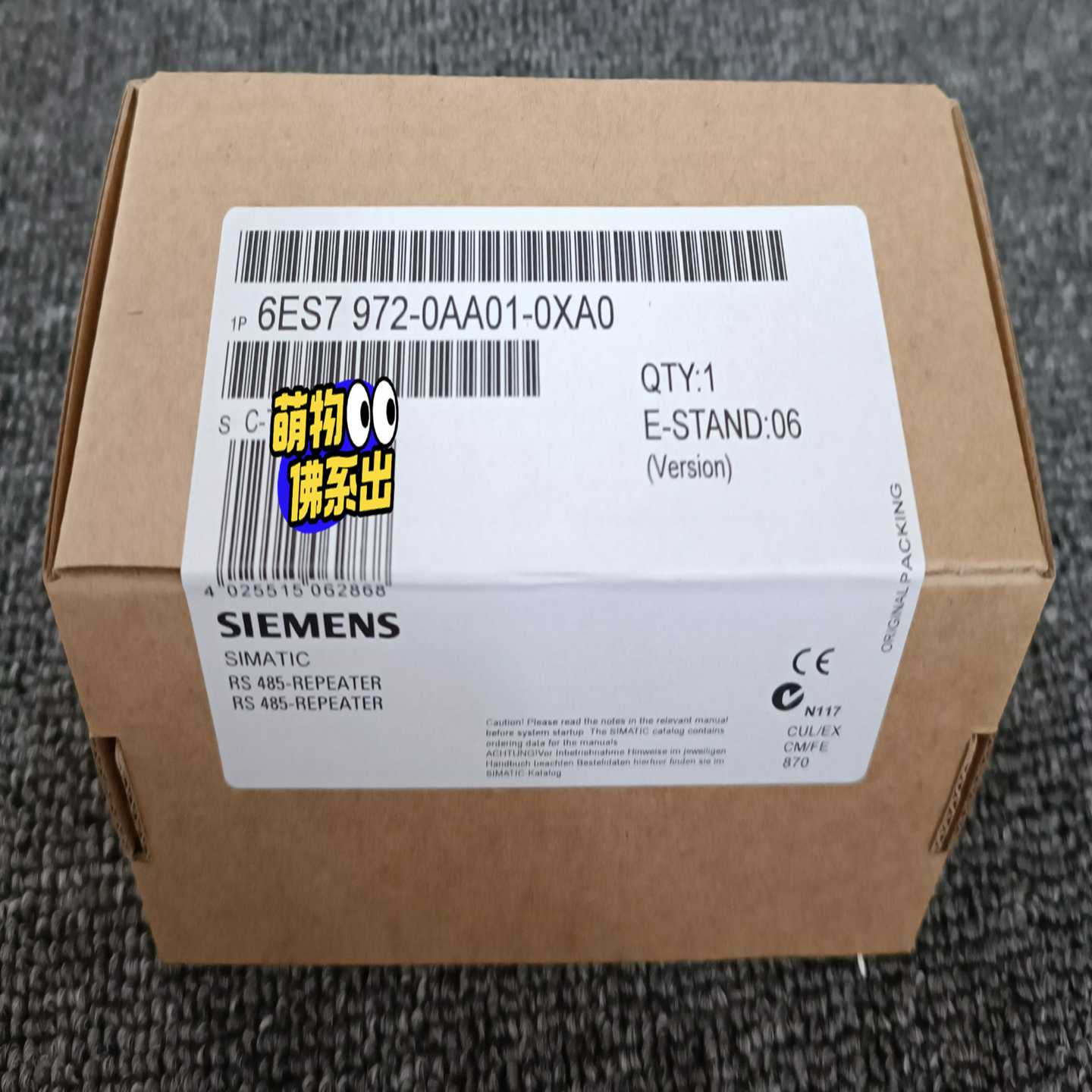 6ES7972-0AA01-0XA0   6ES7 972-~议价