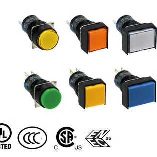 IDEC和泉AB6-M A2 AB6H AB6M AB6Q-M2GC m2RC A2YC W 6脚按钮