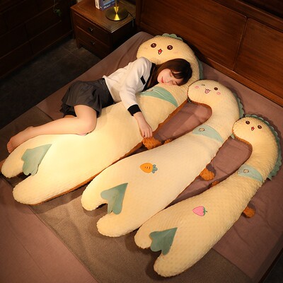 可爱豆豆绒面包吐司长抱枕毛绒玩具布娃娃公仔玩偶女生款床上睡觉