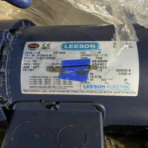 美国LEESON C145T17FB59D 1.12KW（gg设备）