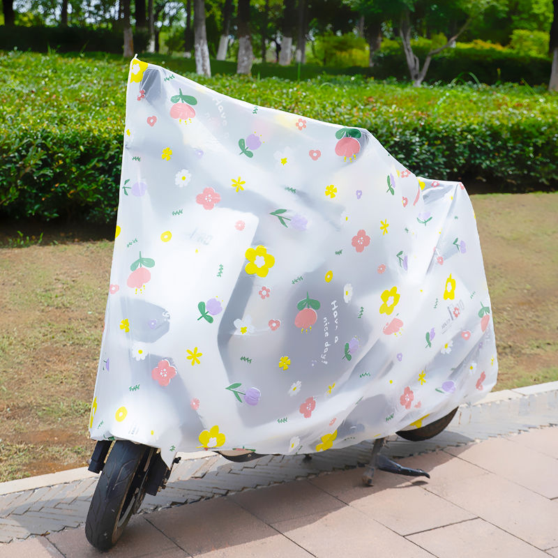 电动车防雨罩挡风被通用车罩电瓶车防晒雨披自行车车衣遮雨罩