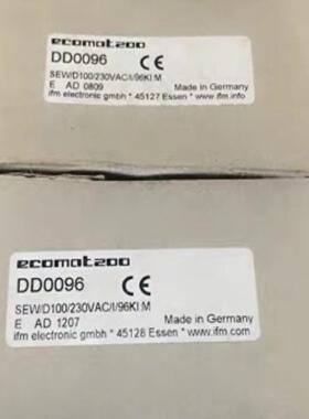 易福门IFM控制器DD0096(胖胖商铺）