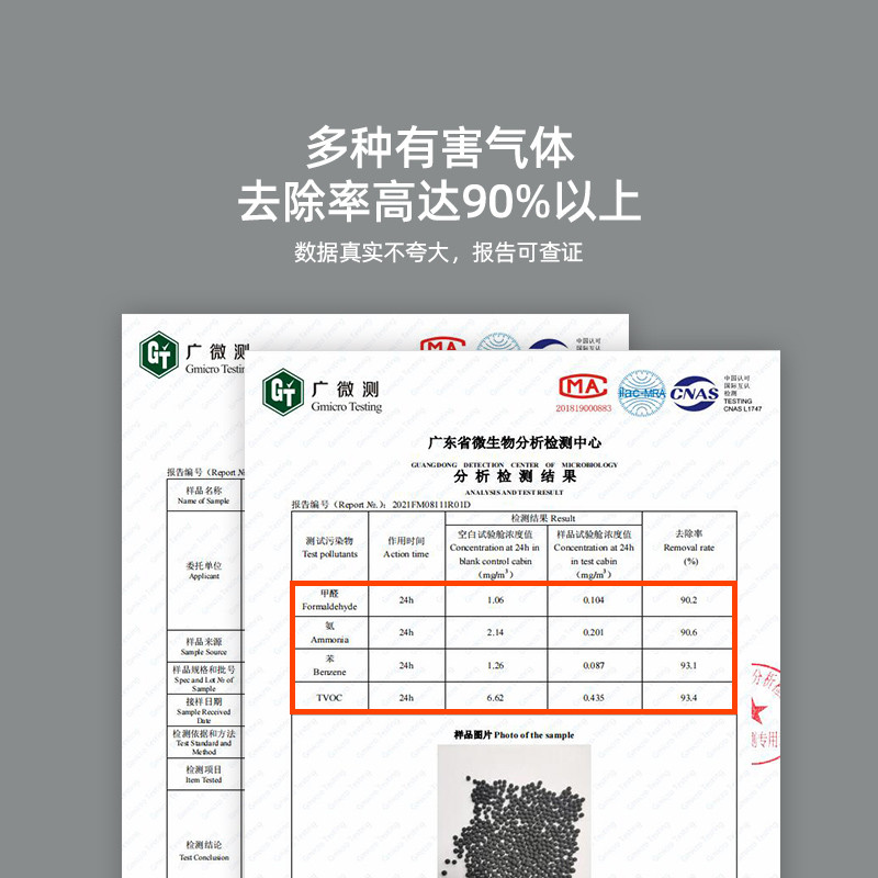 顾探新车除甲醛除异味活性炭汽车内专用车载竹炭包摆件吸臭味净化