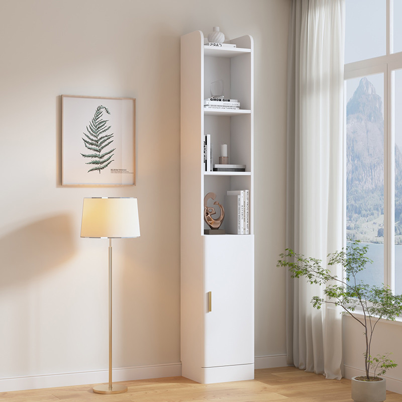 书架落地家用小户型储物柜多层收纳儿童置物架客厅夹缝书柜子