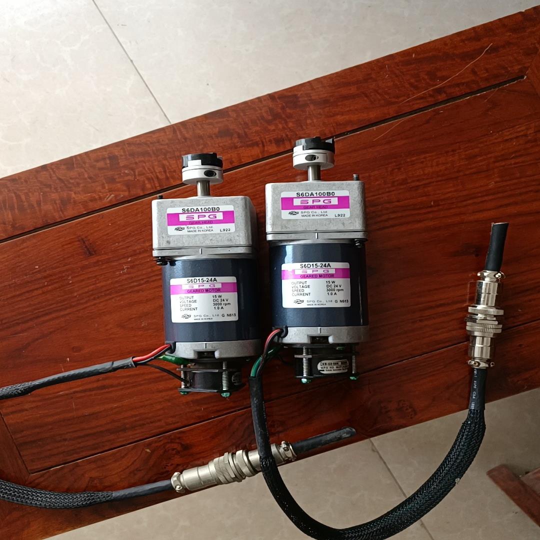 【议价】拆机进口直流电机S6D15-24A24V十减速头S6DA1