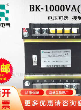 TENN天正 BK-1000VA铜控制变压器 380 220/36 24 12 6