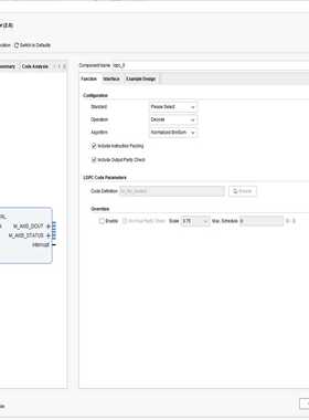 LDPC Encoder/Decoder ip licens（gg设备）
