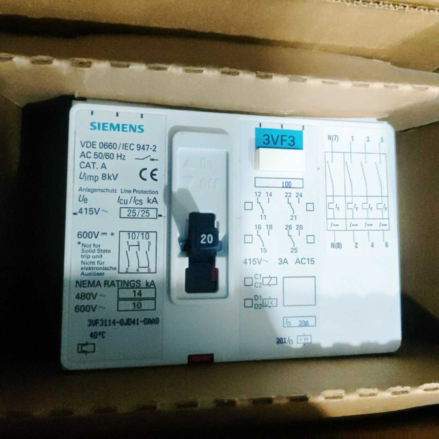 配件西门子 3VF3114-0JD41-0AA0  4P  20A议价