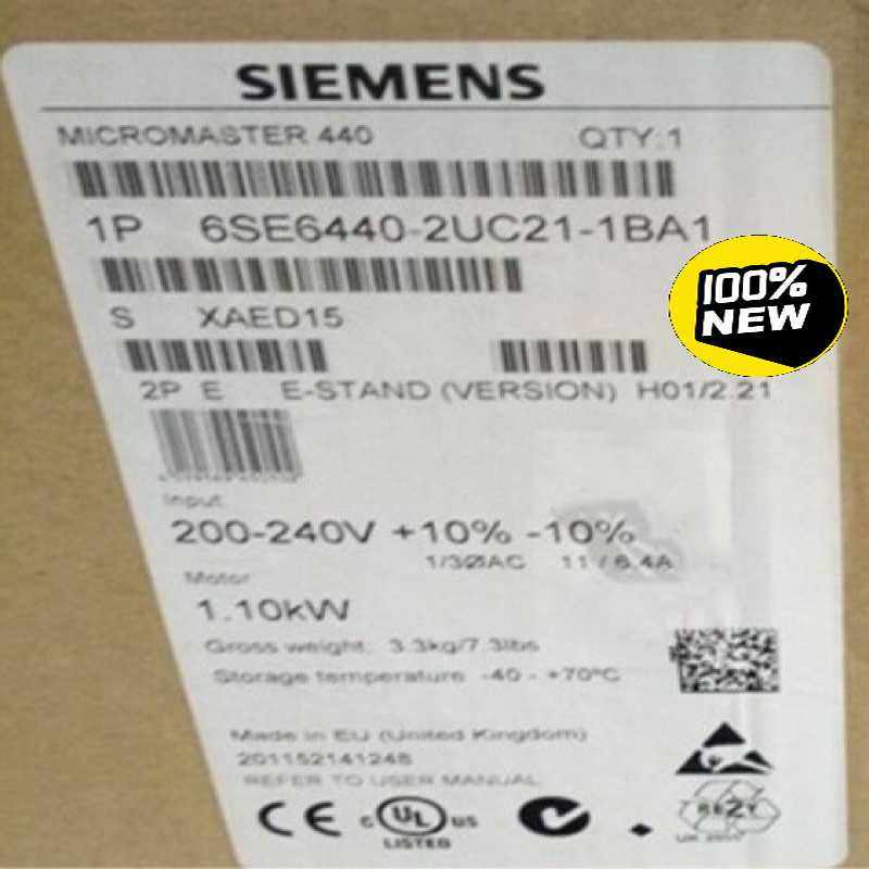 全新西门子6SE6440-2UC21-1BA1无滤波器 1/（崽载电子）