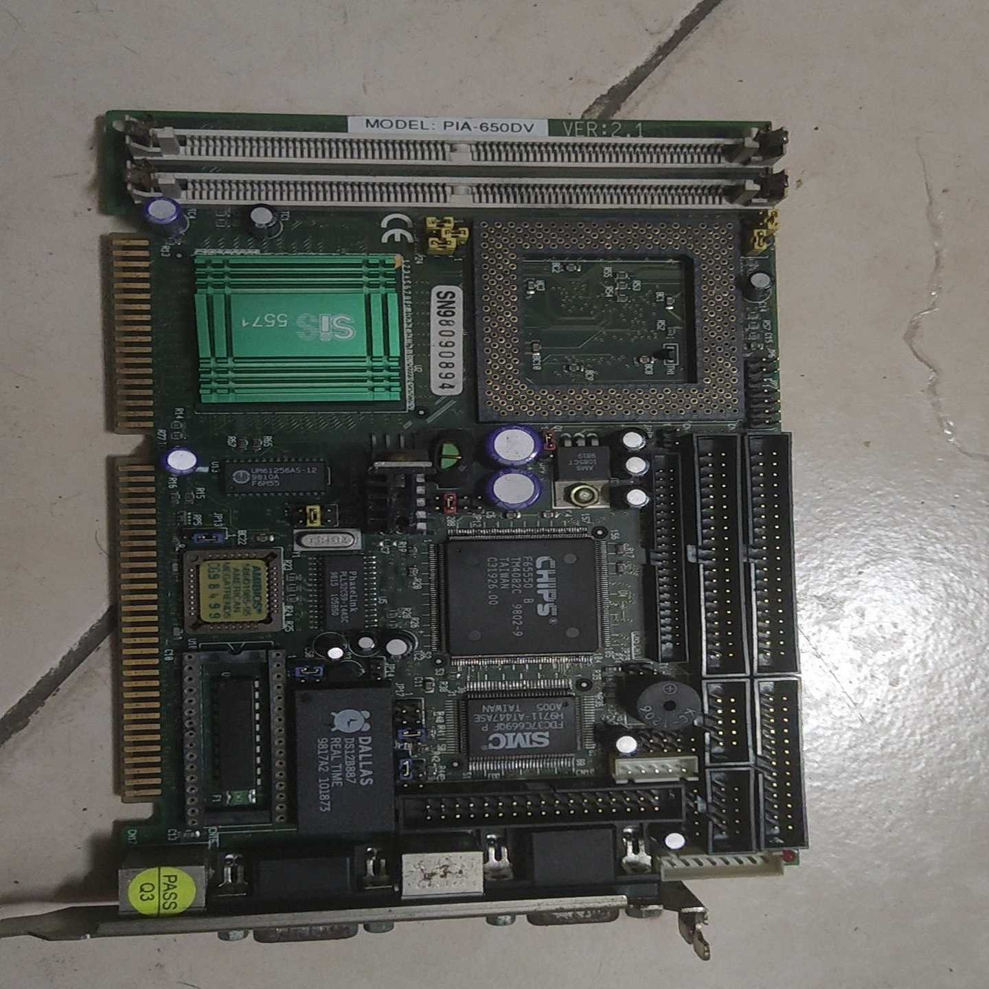 PIA-650DV  ISA 半长板卡 工业工控主板 【博航商行】